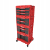 Skrzynia z dużą szufladą Qbrick System ONE 2.0 DRAWER 1 TOOLBOX RED Ultra HD Custom
