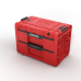 Skrzynka z szufladami Qbrick System PRIME DRAWER 2 TOOLBOX EXPERT RED Ultra HD Custom