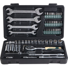 Klucze nasadowe 1/4", zestaw 62 elementów Rockforce RF-2622-5