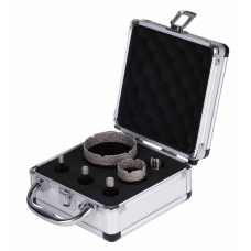 Zestaw otwornic diamentowych 6, 8, 10, 35 i 68mm + adapter HEX-M14 Schmith SQOD-M14-5