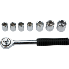 Klucze nasadowe 3/8", zestaw 8szt. Top Tools 38D142