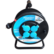 Przedłużacz bębnowy H05RR-F 3x1.5mm 40m Plastik 4GN Berg B120000006