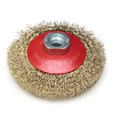 Szczotka druciana tarczowa mosiądzowana 115mm, M14 Dedra F38-115