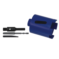 Diamentowe wiertło otworowe do betonu, gresu, kamienia średnica 82 mm długość 150 mm Dedra H1223