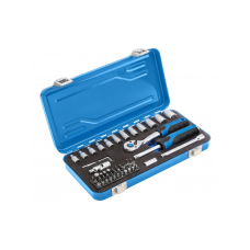 Klucze nasadowe 1/4″, zestaw 53 elementów Högert HT1R485