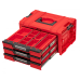 Skrzynka z szufladami Qbrick System PRO 2.0 DRAWER 3 TOOLBOX EXPERT RED Ultra HD Custom