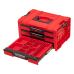 Skrzynka z szufladami Qbrick System PRO 2.0 DRAWER 3 TOOLBOX EXPERT RED Ultra HD Custom