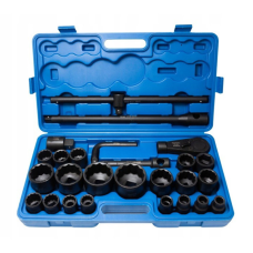 Klucze udarowe 3/4" 12-kątne, zestaw 26 elementów Rockforce RF-68262-9MPB