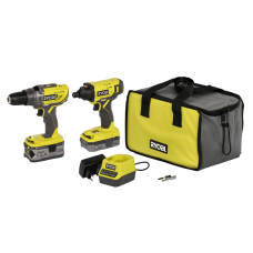 Zestaw elektronarzędzi 18V Ryobi ONE+ R18PDID2-252S 1x5.0Ah, 1x2.0Ah
