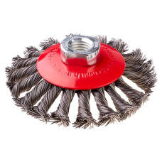 Szczotka tarczowa z nakrętką m14 drut skr 120mm Schmith SSZT-08