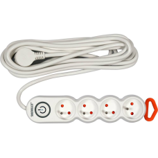 PRZEDŁUŻACZ LISTWA ZASIL. 4G Z/U 5M Sthor 72355