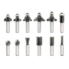 Zestaw frezów do drewna 12 sztuk Vorel 22550