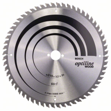Tarcza pilarska Optiline Wood 315x30mm Z60 Bosch 2608640651
