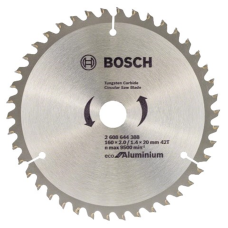 Piła zębata do cięcia aluminium 160x20mm Z42 Bosch ECO Alu