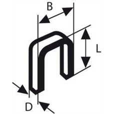 Zszywki 30mm, 5000szt. Bosch TK40 30G
