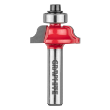 Frez z łożyskiem, ozdobny, HM, 25.7 x 9.7mm, trzpień 8mm Graphite 56H238