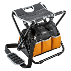 Stołek monterski z torbą narzędziową Neo 84-306