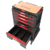 Zestaw szuflad na platformie kołowej Qbrick System ONE 2.0 WORKSHOP DRAWERS SET nr 4