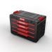Skrzynka z szufladami Qbrick System PRIME DRAWER 4 TOOLBOX BASIC