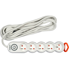 PRZEDŁUŻACZ LISTWA ZASIL. 5G Z/U 5M Sthor 72358