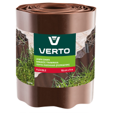 Obrzeże do trawników 15 cm x 9 m, brązowe Verto 15G514
