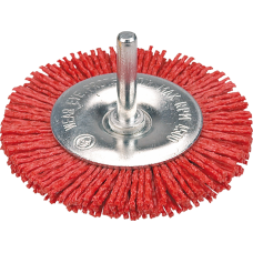 Szczotka ścierna tarczowa z trzpieniem 75mm Verto 62H712