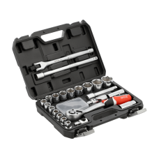 Klucze nasadowe 1/2", zestaw 24 elementów Yato YT-12662