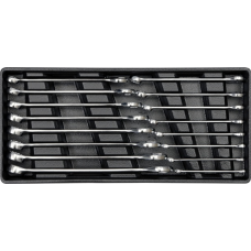 Wkładka do szuflady klucze płasko-oczkowe 16 części Yato YT-5531