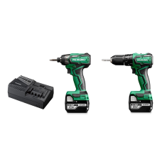 Zestaw elektronarzędzi 18V Hikoki KC18DD WBZ 2x5.0Ah