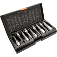 Końcówki sześciokątne na nasadce 100mm, zestaw 9szt. Neo 08-706