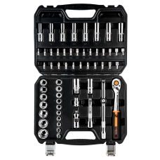 Klucze nasadowe 1/2", zestaw 58 elementów Neo 10-042
