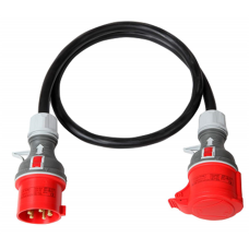 Przedłużacz siłowy 400 V Plastrol PS-S G RN IP44 (5X2,5) H07RN-F  - CZARNY