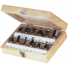 Utwardzane frezy do drewna 12szt. Proma FRB-12