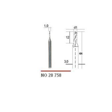 Wysokiej klasy frez wykonany ze stali HM o średnicy 1mm Proxxon PR28758
