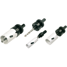 Otwornice bi-metalowe 38-64mm, zestaw 7szt. Verto 60H964