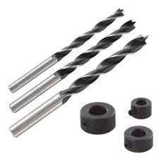 Wiertła do połączeń kołkowych 6, 8, 10 mm z ogranicznikami, 3szt. Wolfcraft WF2730000