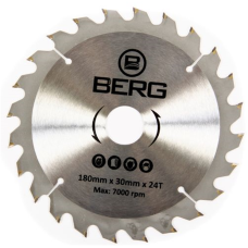 Tarcza pilarska do drewna 180mm, 24T Berg B401500180