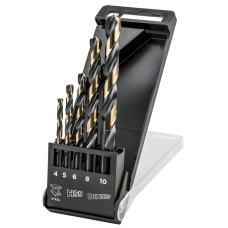 Wiertła do metalu HSS-CNC 124° 4-10mm 5szt. Graphite 55H086