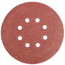 Krążki ścierne 150mm, K60, 5szt. z 8 otworami Graphite 55H946