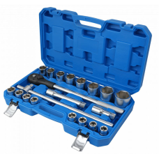 Klucze nasadowe 3/4", zestaw 21 elementów Högert HT1R510