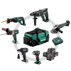 Zestaw elektronarzędzi 18V Metabo CAS Combo Set Construction 6.1 4x4.0Ah