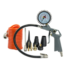 Zestaw do pompowania: pistolet z manometrem, wąż PE 3m, adaptery Pansam A532008