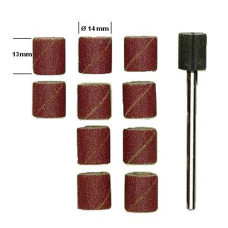 Taśma szlifierska z uchwytem (10 sztuk) średnica 14mm gr,120 Proxxon PR28978