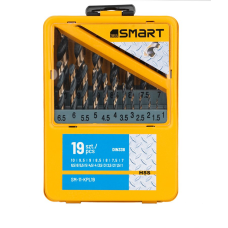 Komplet wierteł HSS do metalu, 19 szt. Smart365 SM-11-KPL19