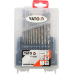 Wiertła do metalu CO-HSS 19szt. Yato YT-41604